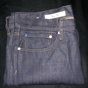 Hard denim gap jeans 36 x 32